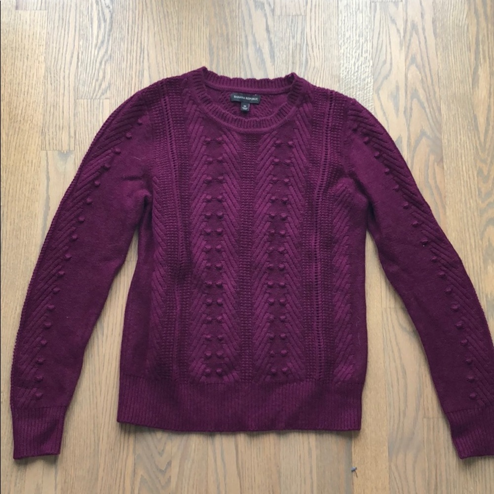 Plum Banana Republic Sweater